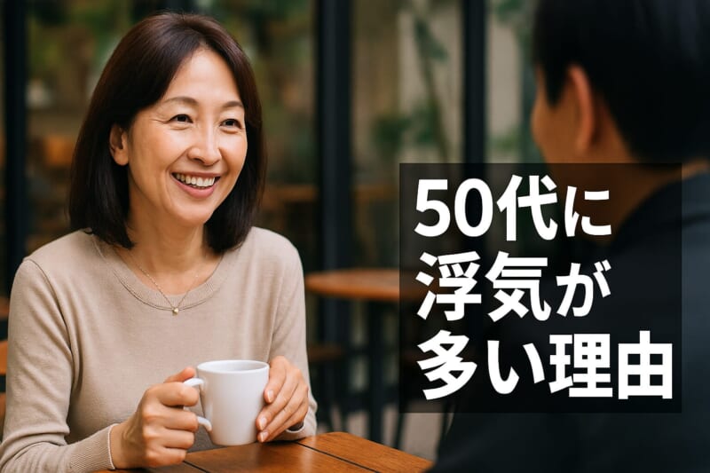 50代に浮気が多い理由6つ