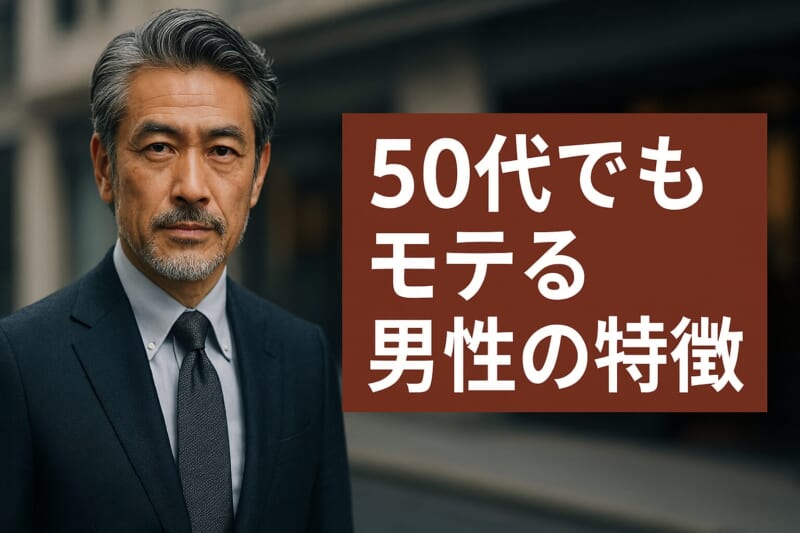 浮気したい!50代でもモテる男性の特徴7つ
