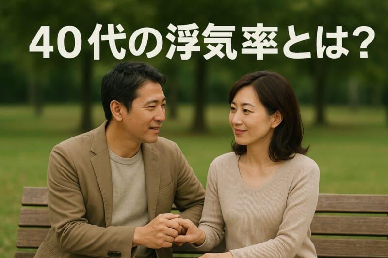 40代女性の浮気率ってどれくらい?浮気しやすい女性の特徴も徹底解説!